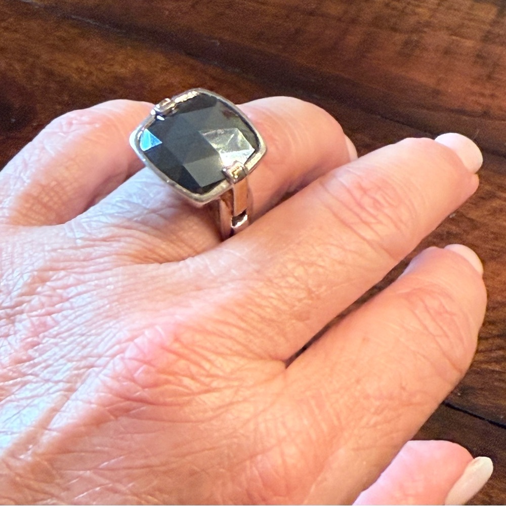 JOHN HARDY RING - Sterling Silver and 22K Yellow Gold